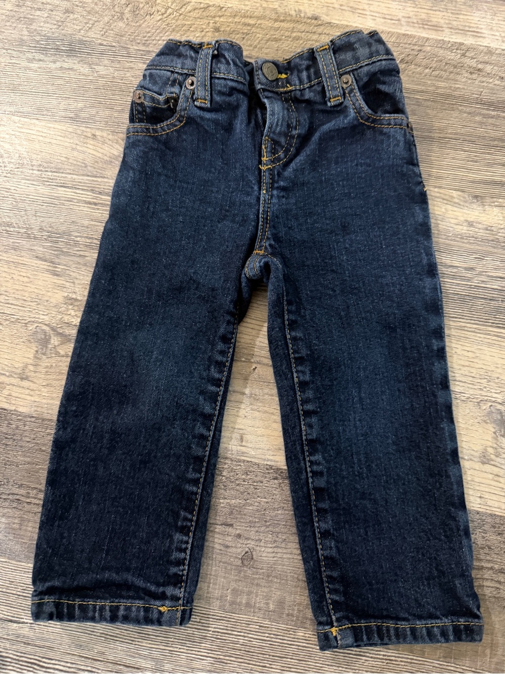 Polo Ralph Lauren Hampton Straight Toddler Boys Dark Wash Jeans Size 24M